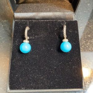 David Yurman - Solari Turquoise Drop Earrings